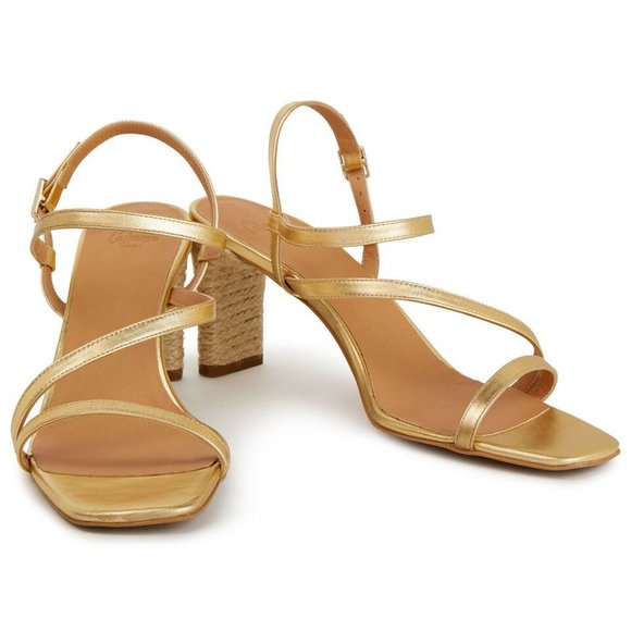 Castaner Lia Sandal Metallic Gold Oro Claro Womens Size 35 - Picture 1 of 9
